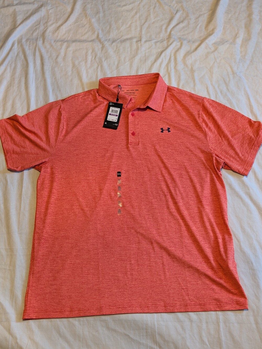 Under Armor Playoff Polo NWT UPF 40 size 2XL